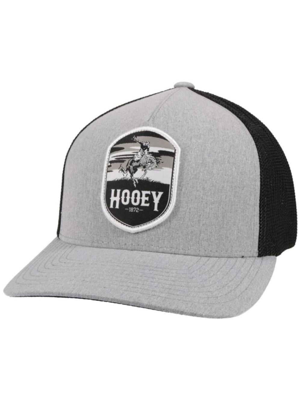 Hooey Cheyenne Hat Cap Flexfit Size Small/Medium Grey and Black